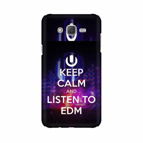 Keep Calm And Listen To EDM Mobile Cover For Samsung J2 2017