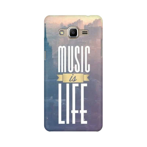 Music is Life Mobile Cover For Samsung J2 Prime