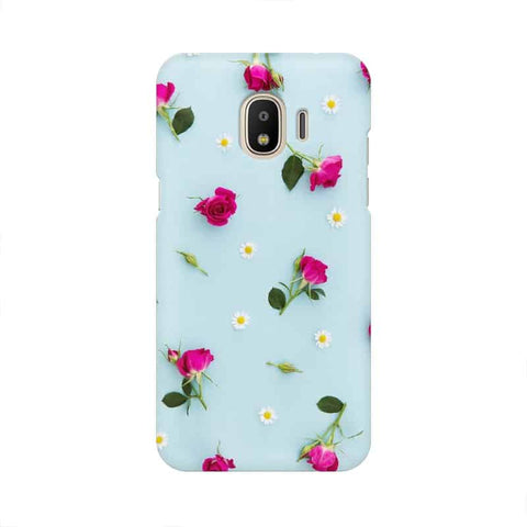 Floral Background Mobile Cover For Samsung J2 Pro (2018)