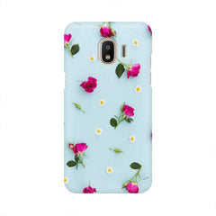 Floral Background Mobile Cover For Samsung J2 Pro (2018)