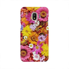 Colorful Flowers Background Mobile Cover For Samsung J2 Pro (2018)