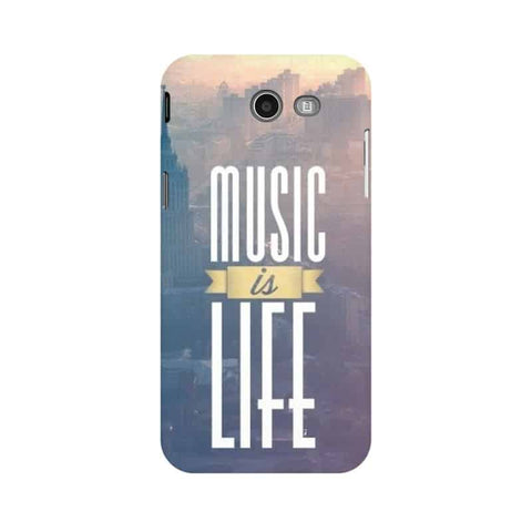 Music is Life Mobile Cover For Samsung J3 2017