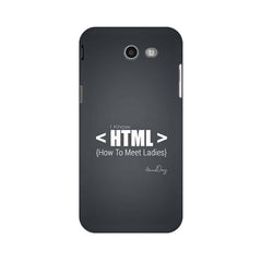 HTML Mobile Cover For Samsung J3 2017
