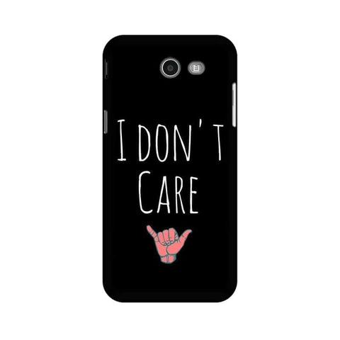 I Don't Care Mobile Cover For Samsung J3 2017