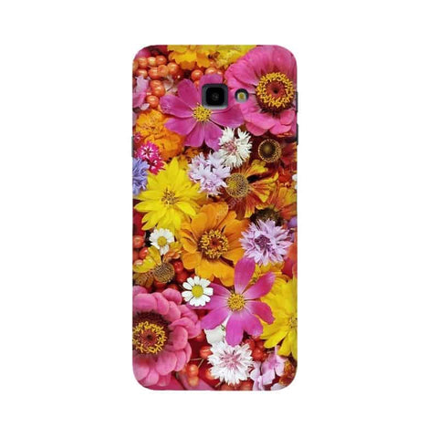 Colorful Flowers Background Mobile Cover For Samsung J4+