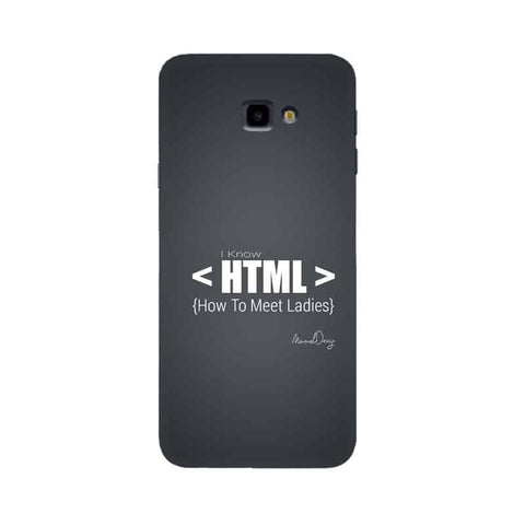 HTML Mobile Cover For Samsung J4+