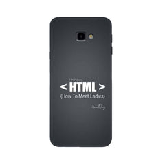 HTML Mobile Cover For Samsung J4+