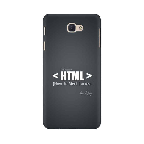 HTML Mobile Cover For Samsung J5 Prime