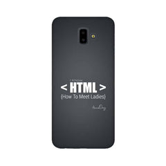 HTML Mobile Cover For Samsung J6+