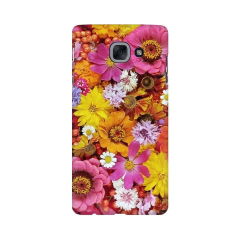 Colorful Flowers Background Mobile Cover For Samsung J7 Max