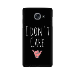 I Don't Care Mobile Cover For Samsung J7 Max