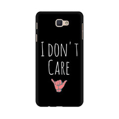 I Don't Care Mobile Cover For Samsung J7 Prime