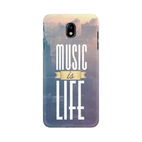 Music is Life Mobile Cover For Samsung J7 Pro