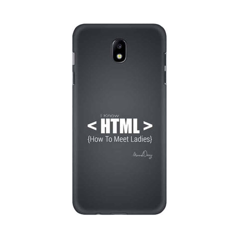 HTML Mobile Cover For Samsung J7 Pro
