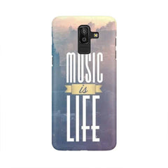Music is Life Mobile Cover For Samsung J8