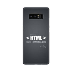 HTML Mobile Cover For Samsung Note 8