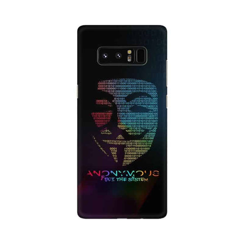 Anon Hackers Mobile Cover For Samsung Note 8