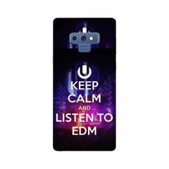 Keep Calm And Listen To EDM Mobile Cover For Samsung Note 9