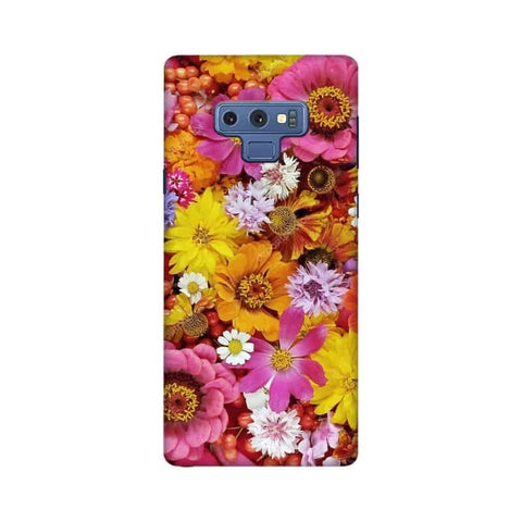 Colorful Flowers Background Mobile Cover For Samsung Note 9