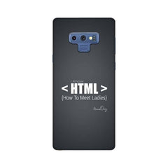 HTML Mobile Cover For Samsung Note 9