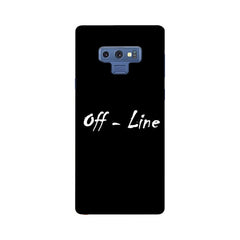 off-Line Wallpaper Mobile Cover For Samsung Note 9