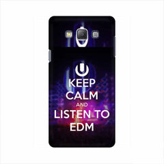 Keep Calm And Listen To EDM Mobile Cover For Samsung On 5 pro