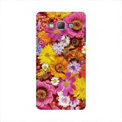 Colorful Flowers Background Mobile Cover For Samsung On 5