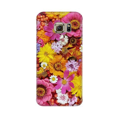 Colorful Flowers Background Mobile Cover For Samsung S7 Edge