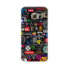 Brands Logo's Mobile Cover For Samsung S7 Edge