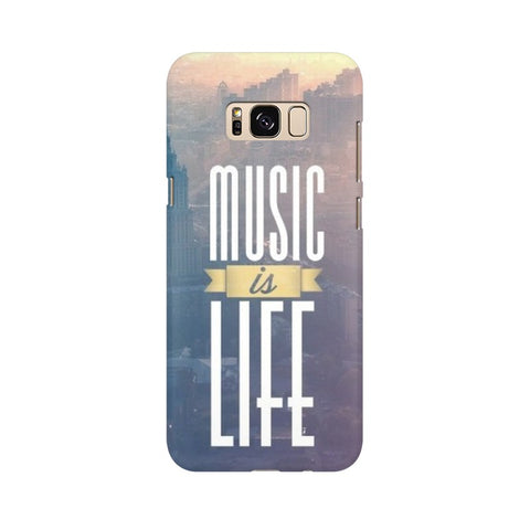 Music is Life Mobile Cover For Samsung S8 Plus