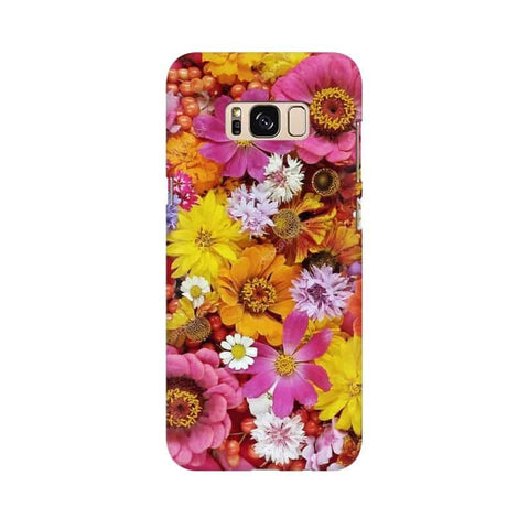Colorful Flowers Background Mobile Cover For Samsung S8 Plus