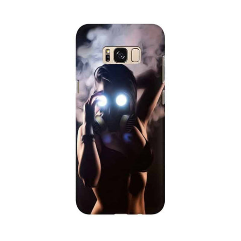 Gas Mask Girl Mobile Cover For Samsung S8