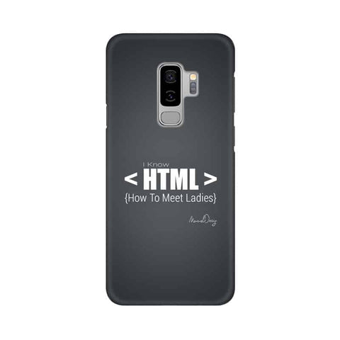 HTML Mobile Cover For Samsung S9+