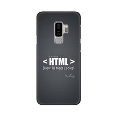 HTML Mobile Cover For Samsung S9+