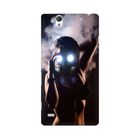 Gas Mask Girl Mobile Cover For Sony Xperia C4