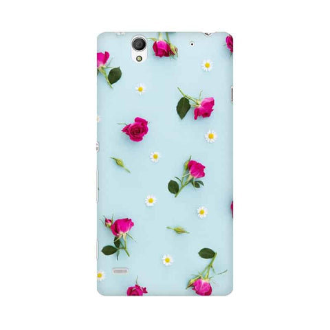 Floral Background Mobile Cover For Sony Xperia C4