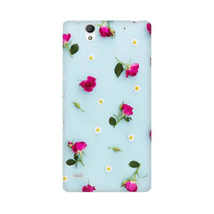 Floral Background Mobile Cover For Sony Xperia C4