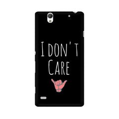 I Don't Care Mobile Cover For Sony Xperia C4
