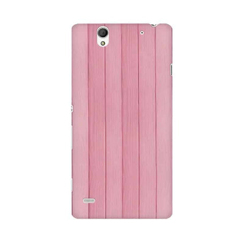 Pink Wood Mobile Cover For Sony Xperia C4