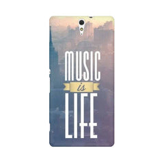 Music is Life Mobile Cover For Sony Xperia C5
