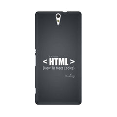 HTML Mobile Cover For Sony Xperia C5