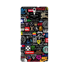 Brands Logo's Mobile Cover For Sony Xperia M2 S50h