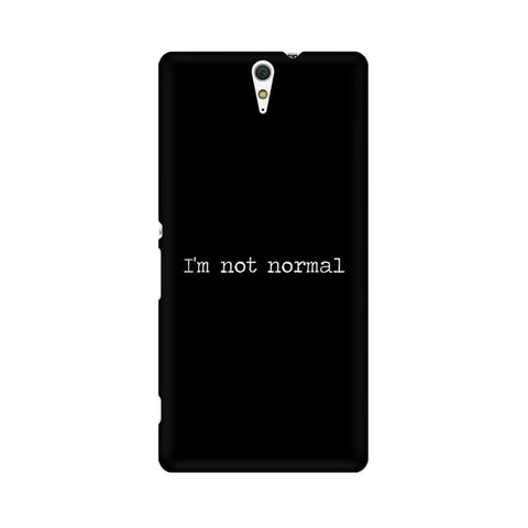I'm not Normal Mobile Cover For Sony Xperia M2 S50h