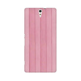 Pink Wood Mobile Cover For Sony Xperia C5