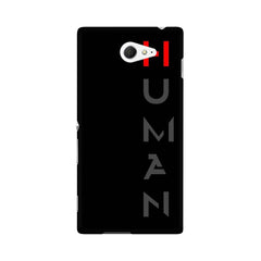Human Mobile Cover For Sony Xperia M2 S50h