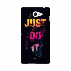Just Do it Mobile Cover For Sony Xperia M2 S50h