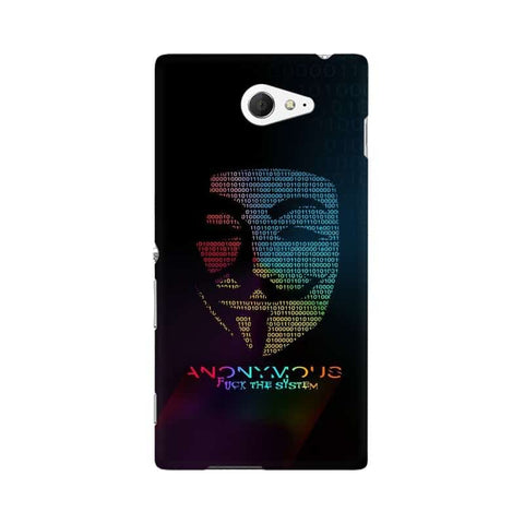 Anon Hackers Mobile Cover For Sony Xperia M2 S50h