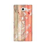 Wood Style Mobile Cover For Sony Xperia M2 S50h