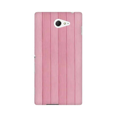 Pink Wood Mobile Cover For Sony Xperia M2 S50h
