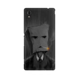 Smoking in The Rain Mobile Cover For Sony Xperia M4 Aqua